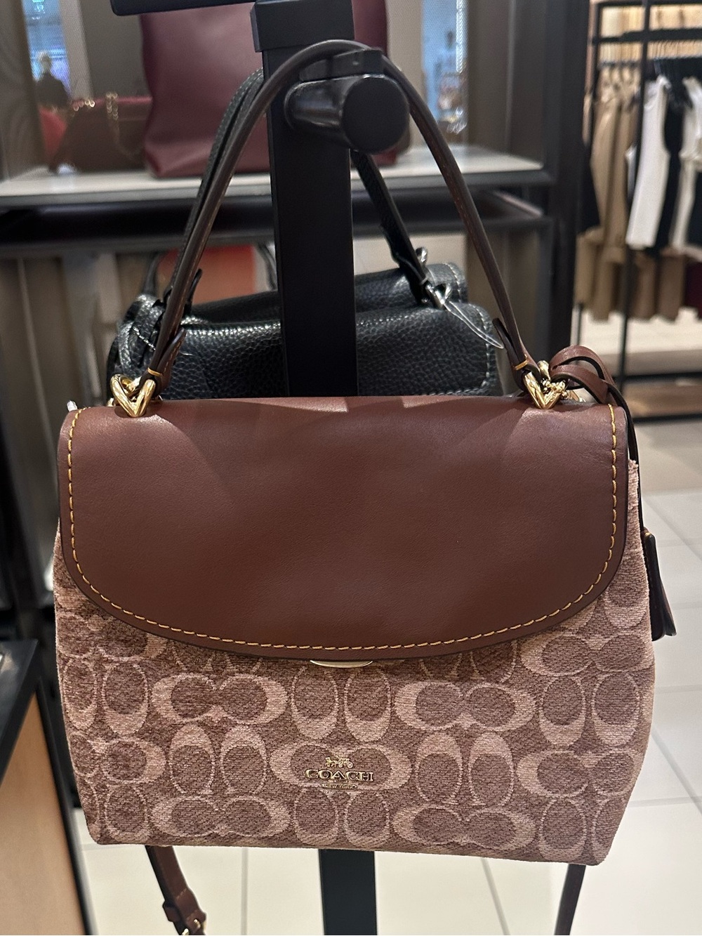 Coach Emory Top Handle Bag in Signature Chenille Emory